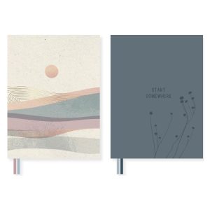 Ruimte op papier - Schriften - Soft Scenes - Pakket Start Somewhere en Landschap - A5 - Dotted